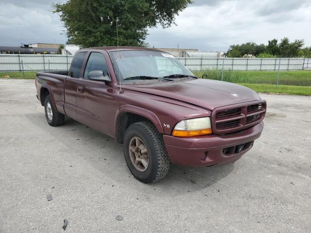 1B7GL12X02S578791 - 2002 DODGE DAKOTA BAS BURGUNDY photo 1