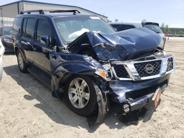 5N1AR18UX6C684727 - 2006 NISSAN PATHFINDER BLUE photo 1