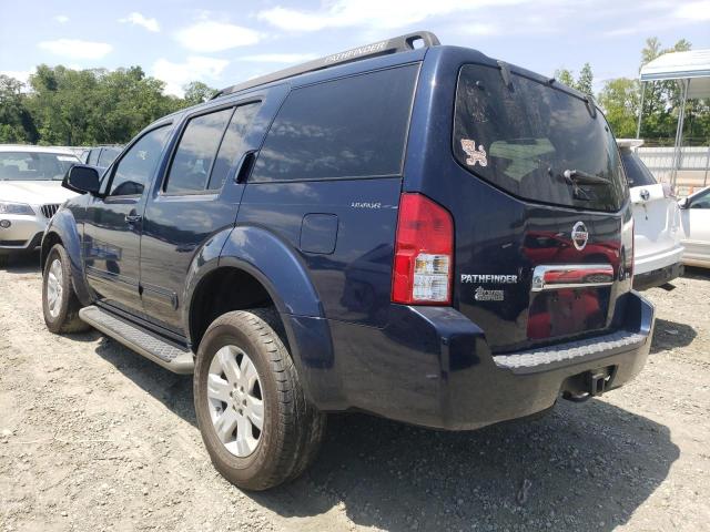 5N1AR18UX6C684727 - 2006 NISSAN PATHFINDER BLUE photo 3