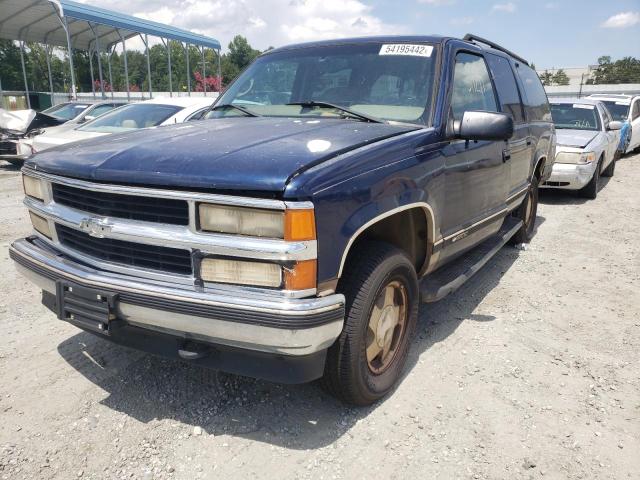 3GNFK16R9XG248552 - 1999 CHEVROLET SUBURBAN K BLUE photo 2