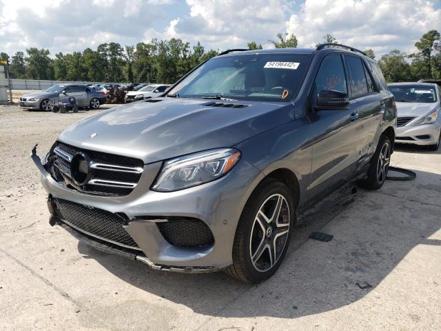 4JGDA5HB3HA939663 - 2017 MERCEDES-BENZ GLE 350 4M GRAY photo 2