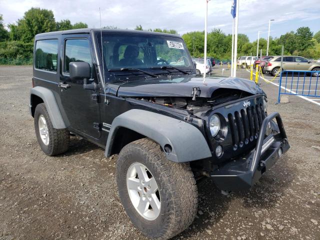 1C4AJWAGXFL659260 - 2015 JEEP WRANGLER S BLACK photo 1