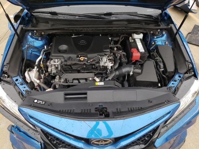 4T1B61HK8KU229956 - 2019 TOYOTA CAMRY XSE BLUE photo 7