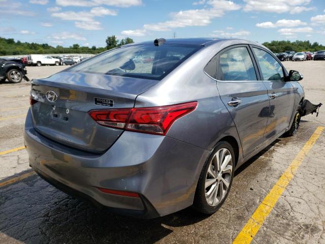 3KPC34A38KE049011 - 2019 HYUNDAI ACCENT LIM GRAY photo 4