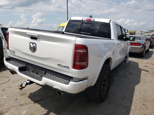 1C6SRFKT1KN923903 - 2019 RAM 1500 LONGH WHITE photo 4