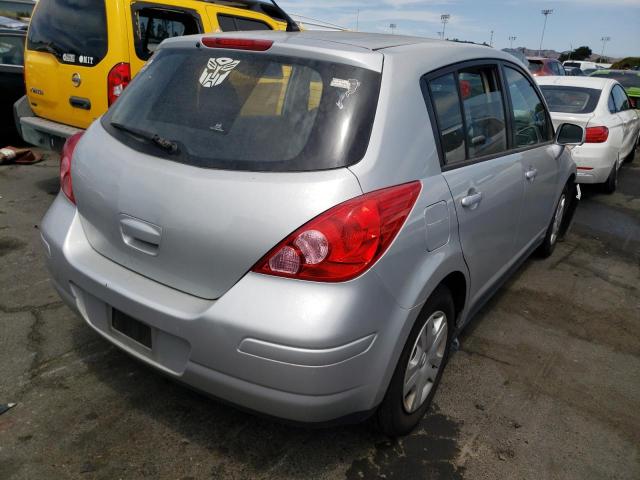 3N1BC1CP7CK805850 - 2012 NISSAN VERSA S SILVER photo 4