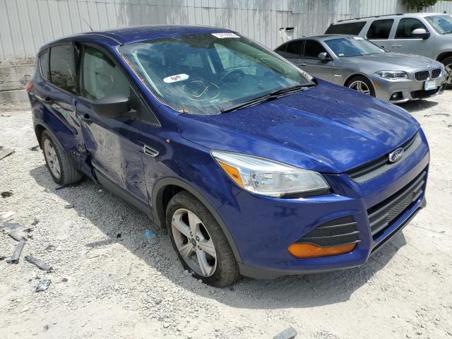 1FMCU0F72GUC21443 - 2016 FORD ESCAPE S BLUE photo 1