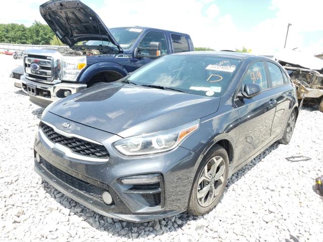 3KPF24AD6KE096076 - 2019 KIA FORTE FE GRAY photo 2