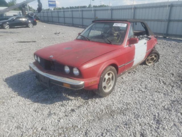 WBABB2303H1943187 - 1987 BMW 325 I AUTO RED photo 2