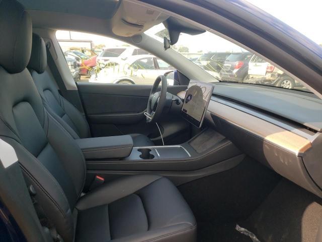 5YJYGDEF5MF252367 - 2021 TESLA MODEL Y أزرق صورة 5