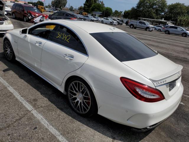 WDDLJ7GB1FA134230 - 2015 MERCEDES-BENZ CLS 63 AMG WHITE photo 3