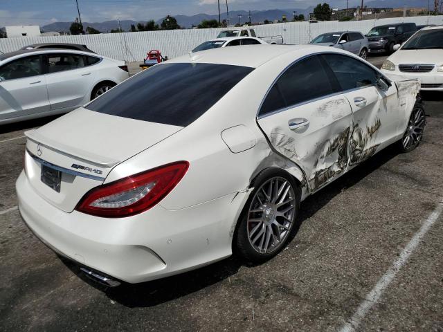 WDDLJ7GB1FA134230 - 2015 MERCEDES-BENZ CLS 63 AMG WHITE photo 4