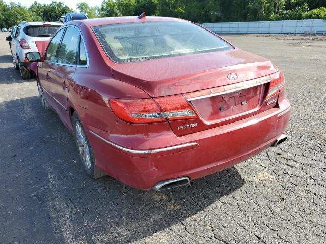 KMHFC4DF0BA516732 - 2011 HYUNDAI AZERA GLS MAROON photo 3