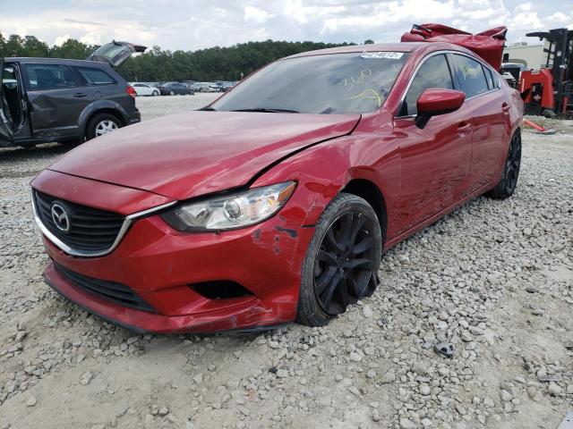 JM1GJ1V50G1447373 - 2016 MAZDA 6 TOURING RED photo 2