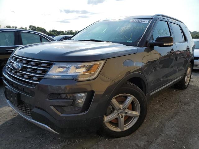 1FM5K7D88GGB40741 - 2016 FORD EXPLORER X CHARCOAL photo 2