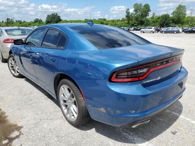 2C3CDXJG2NH167389 - 2022 DODGE CHARGER SX BLUE photo 3