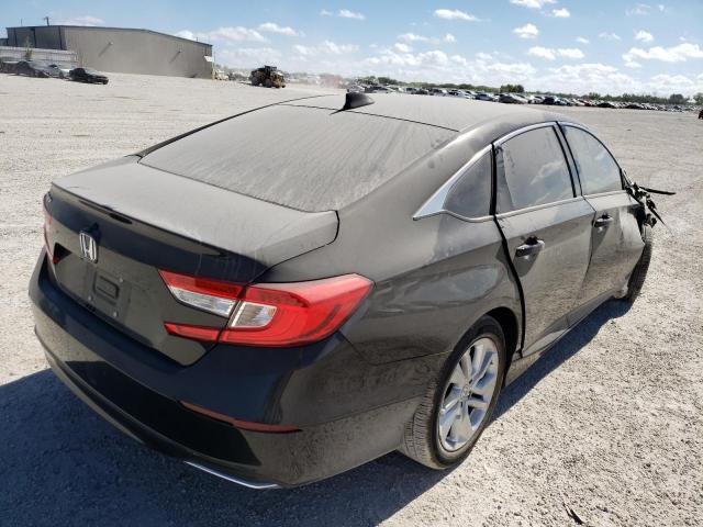 1HGCV1F18LA094696 - 2020 HONDA ACCORD LX BLACK photo 4