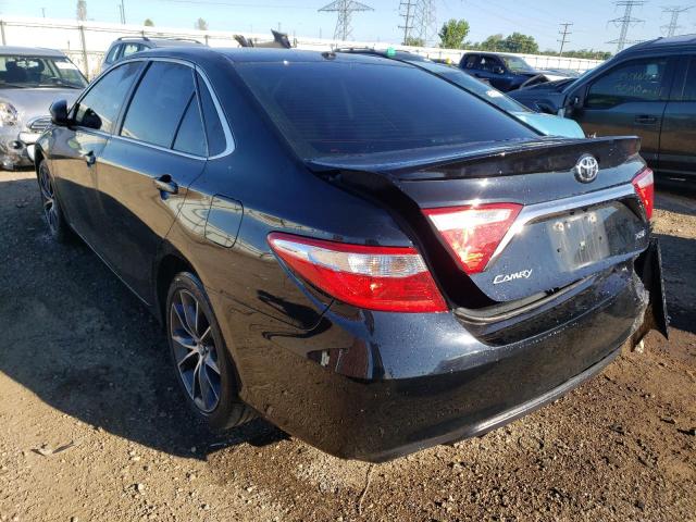 4T1BF1FK7HU640700 - 2017 TOYOTA CAMRY LE BLACK photo 3