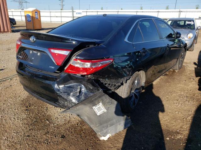 4T1BF1FK7HU640700 - 2017 TOYOTA CAMRY LE BLACK photo 4