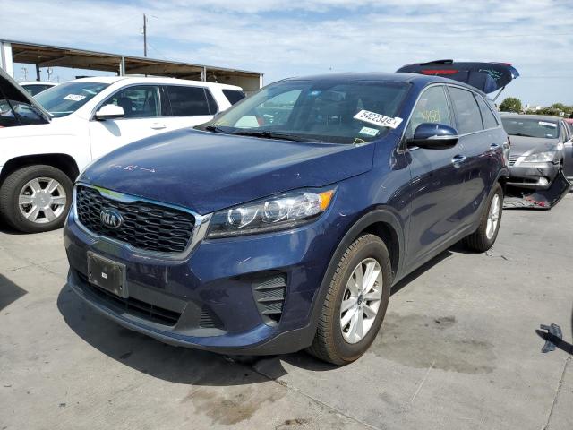 5XYPG4A33KG546265 - 2019 KIA SORENTO L BLUE photo 2