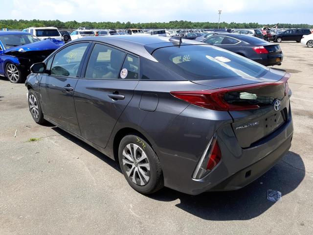 JTDKARFP0L3160090 - 2020 TOYOTA PRIUS PRIM 灰色 照片 3