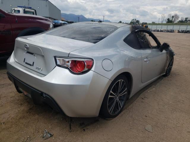 JF1ZNAA17D1706474 - 2013 TOYOTA SCION FR-S SILVER photo 4