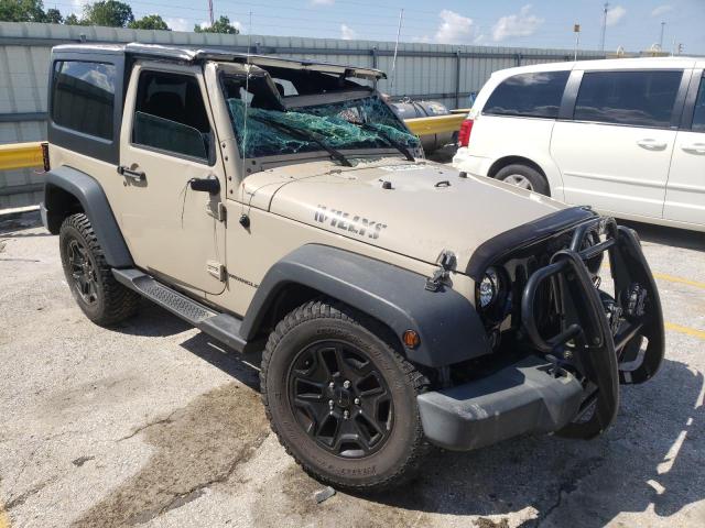 1C4AJWAG9GL290652 - 2016 JEEP WRANGLER S BEIGE photo 1