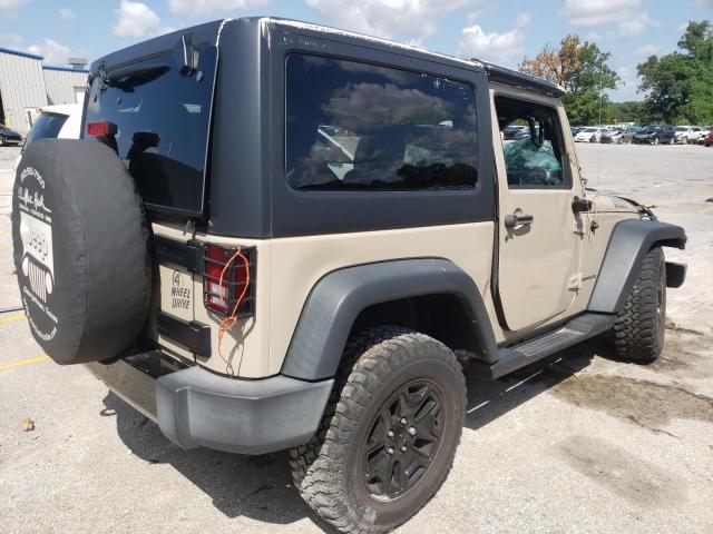 1C4AJWAG9GL290652 - 2016 JEEP WRANGLER S BEIGE photo 4