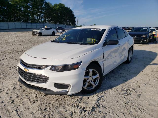 1G1ZB5ST5GF227464 - 2016 CHEVROLET MALIBU LS WHITE photo 2