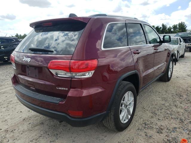 1C4RJEAG2JC171233 - 2018 JEEP GRAND CHER MAROON photo 4