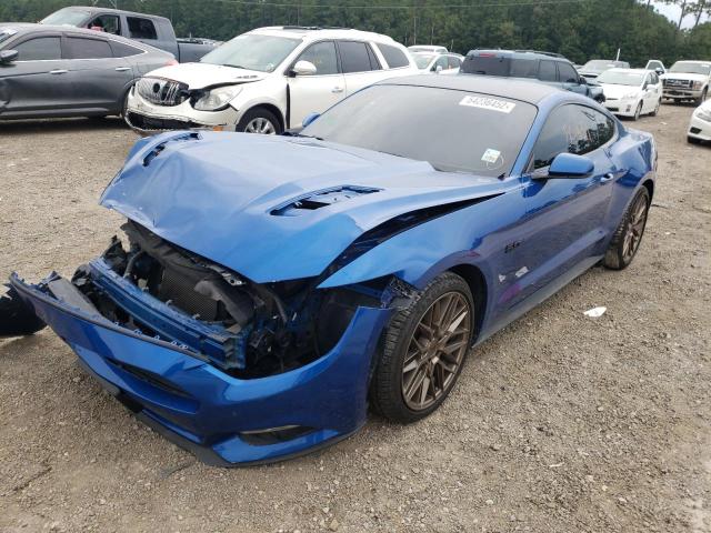 1FA6P8CF0H5271956 - 2017 FORD MUSTANG GT BLUE photo 2