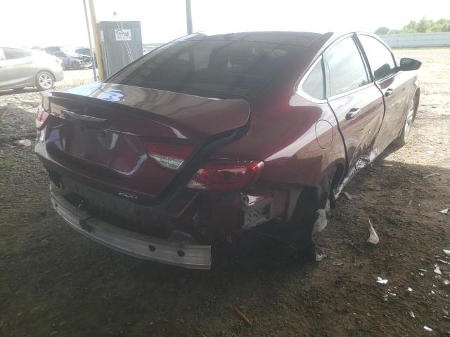 1C3CCCAB2FN543436 - 2015 CHRYSLER 200 LIMITE MAROON photo 4