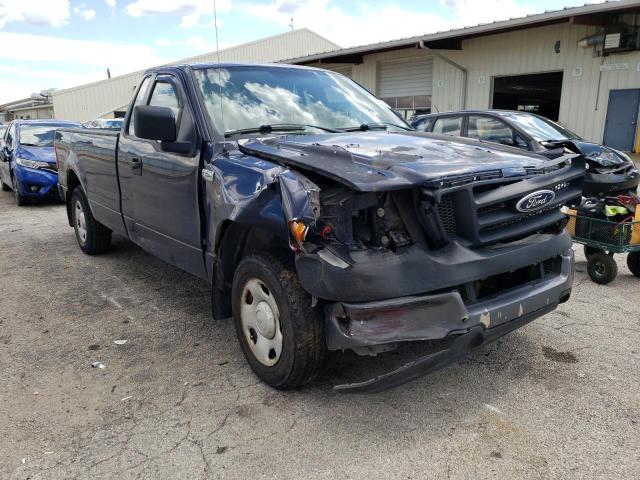 1FTRF12235NB22453 - 2005 FORD F150 BLUE photo 1