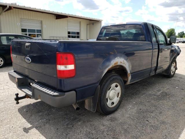 1FTRF12235NB22453 - 2005 FORD F150 BLUE photo 4