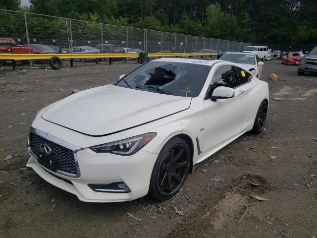 JN1EV7EL1HM552018 - 2017 INFINITI Q60 PREMIU WHITE photo 2