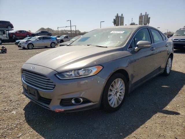 3FA6P0SU1DR373873 - 2013 FORD FUSION TIT GRAY photo 2