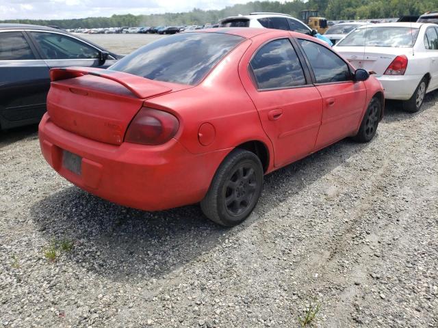 1B3ES56C64D640762 - 2004 DODGE NEON SXT RED photo 4