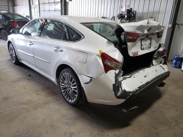 4T1BK1EB8GU213683 - 2016 TOYOTA AVALON XLE WHITE photo 3