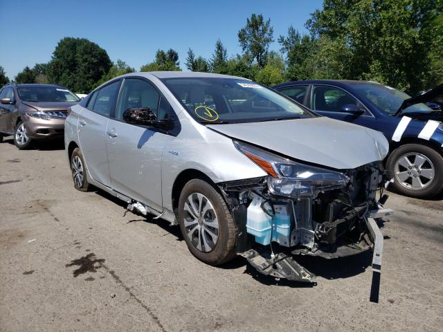 JTDL9RFU1L3018642 - 2020 TOYOTA PRIUS LE SILVER photo 1