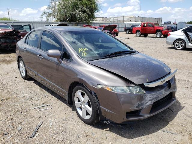 2HGFA1F69AH526179 - 2010 HONDA CIVIC LX-S بني صورة 1