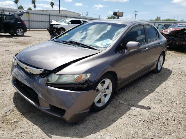 2HGFA1F69AH526179 - 2010 HONDA CIVIC LX-S BROWN photo 2