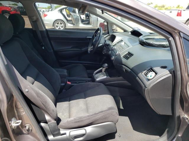 2HGFA1F69AH526179 - 2010 HONDA CIVIC LX-S بني صورة 5