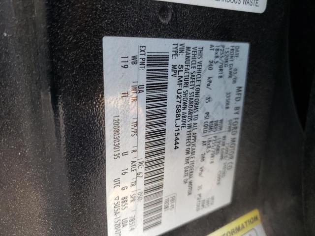 5LMFU27588LJ15444 - 2008 LINCOLN NAVIGATOR 黑色 照片 10