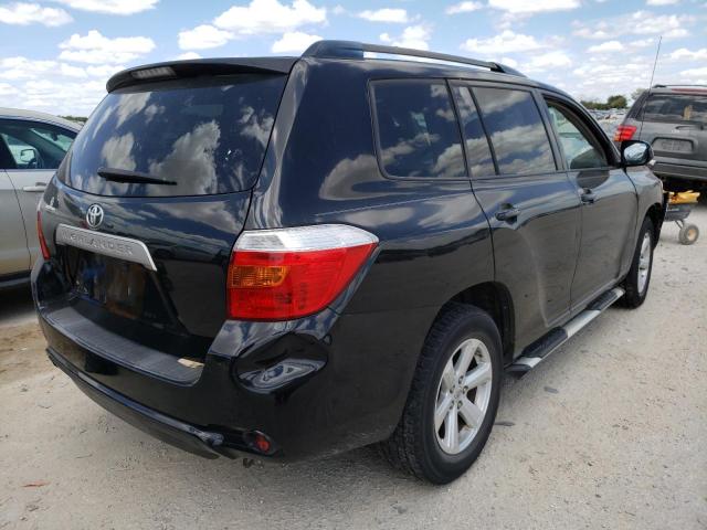 JTEZA3EH8A2011091 - 2010 TOYOTA HIGHLANDER BLACK photo 4