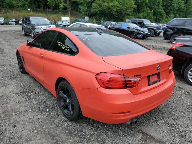 WBA3N9C57FK246824 - 2015 BMW 428 XI ORANGE photo 3