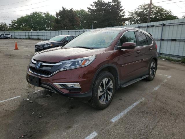 5J6RM4H94GL030773 - 2016 HONDA CR-V TOURI MAROON photo 2