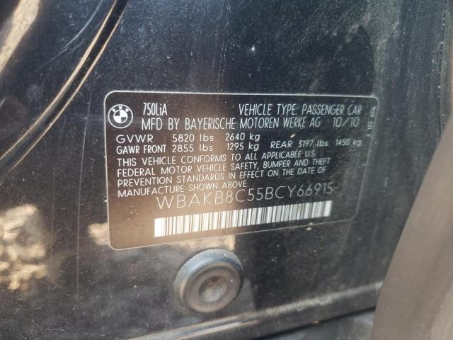 WBAKB8C55BCY66915 - 2011 BMW ALPINA B7 CHARCOAL photo 10