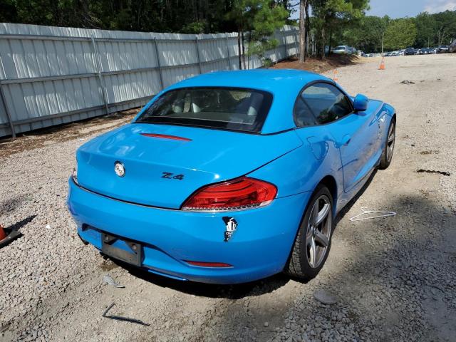 WBALM53539E161798 - 2009 BMW Z4 SDRIVE3 BLUE photo 4