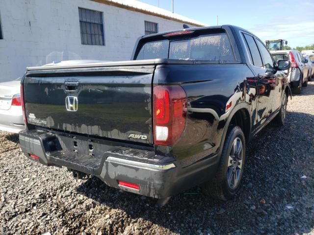 5FPYK3F53KB040554 - 2019 HONDA RIDGELINE BLACK photo 4