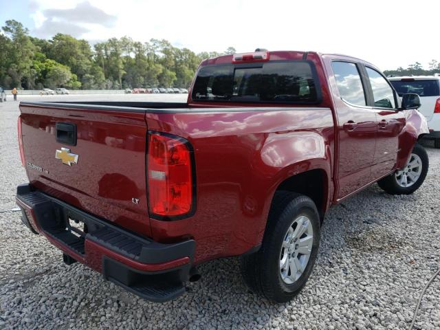 1GCGSCEN7H1249335 - 2017 CHEVROLET COLORADO L BURGUNDY photo 4
